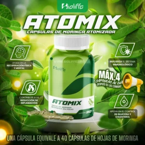 ATOMIX - Cápsulas de Moringa Atomizada - Imagen 2